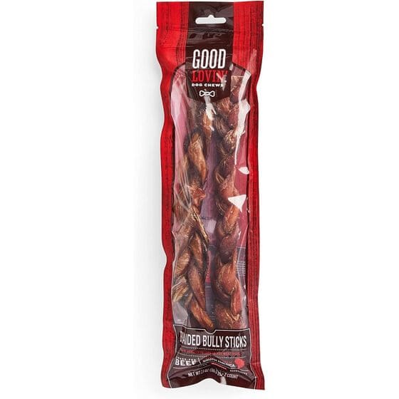Good Lovin' Braided Bully Stick Dog Chew